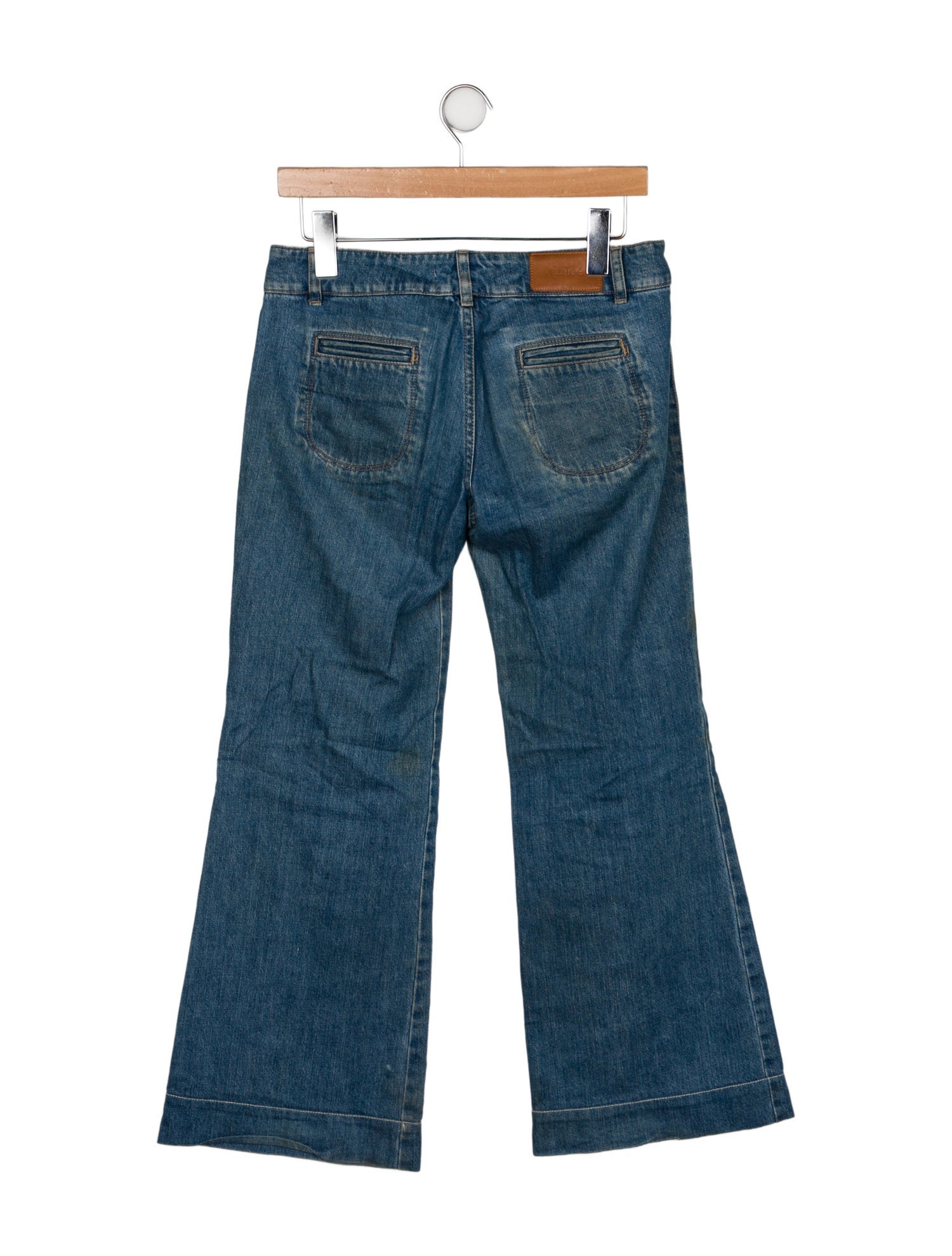 Chloé Mid-Rise Wide Leg Jeans