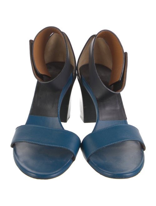 Chloé Leather Colorblock Pattern Sandals