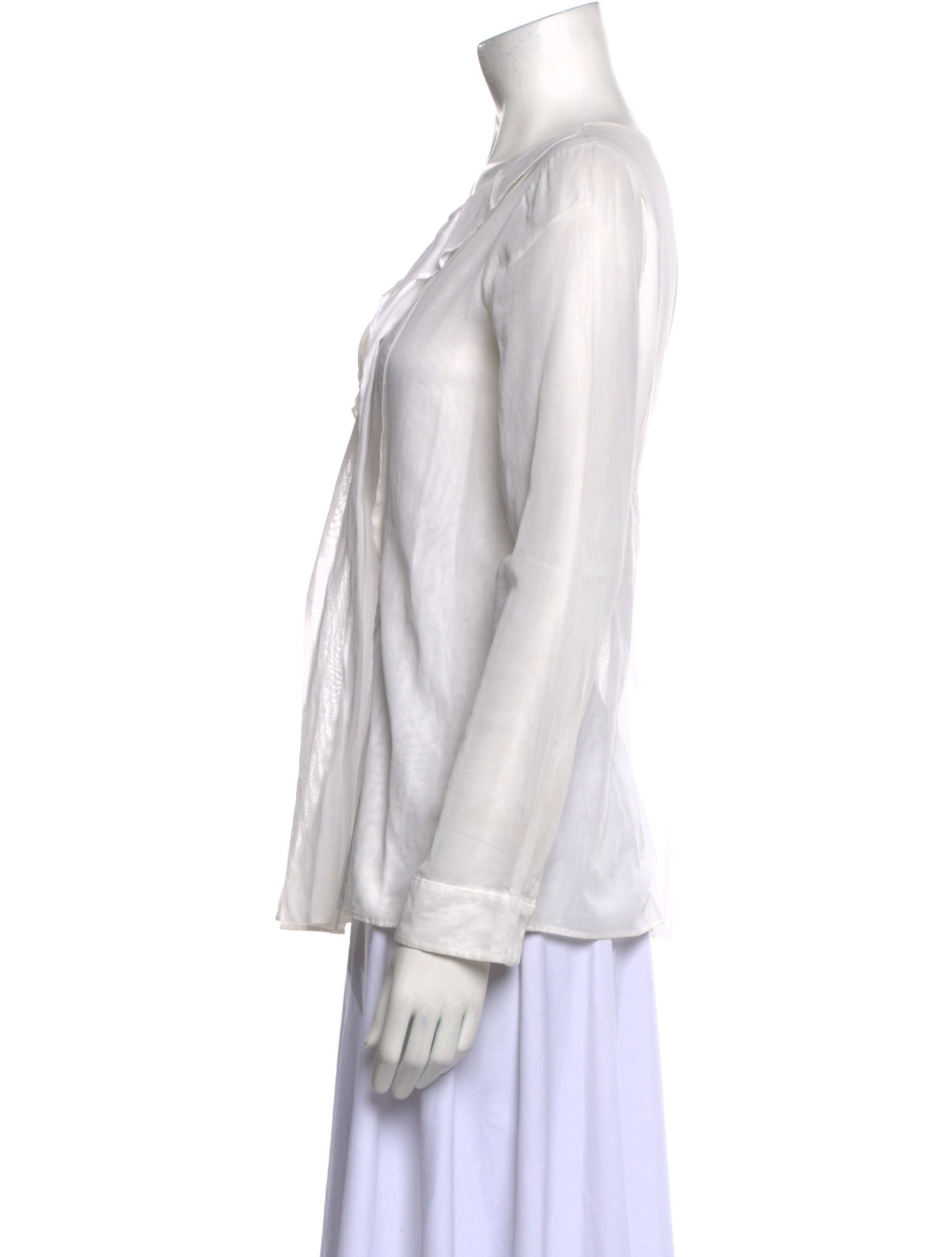 Chloé V-Neck Long Sleeve Blouse