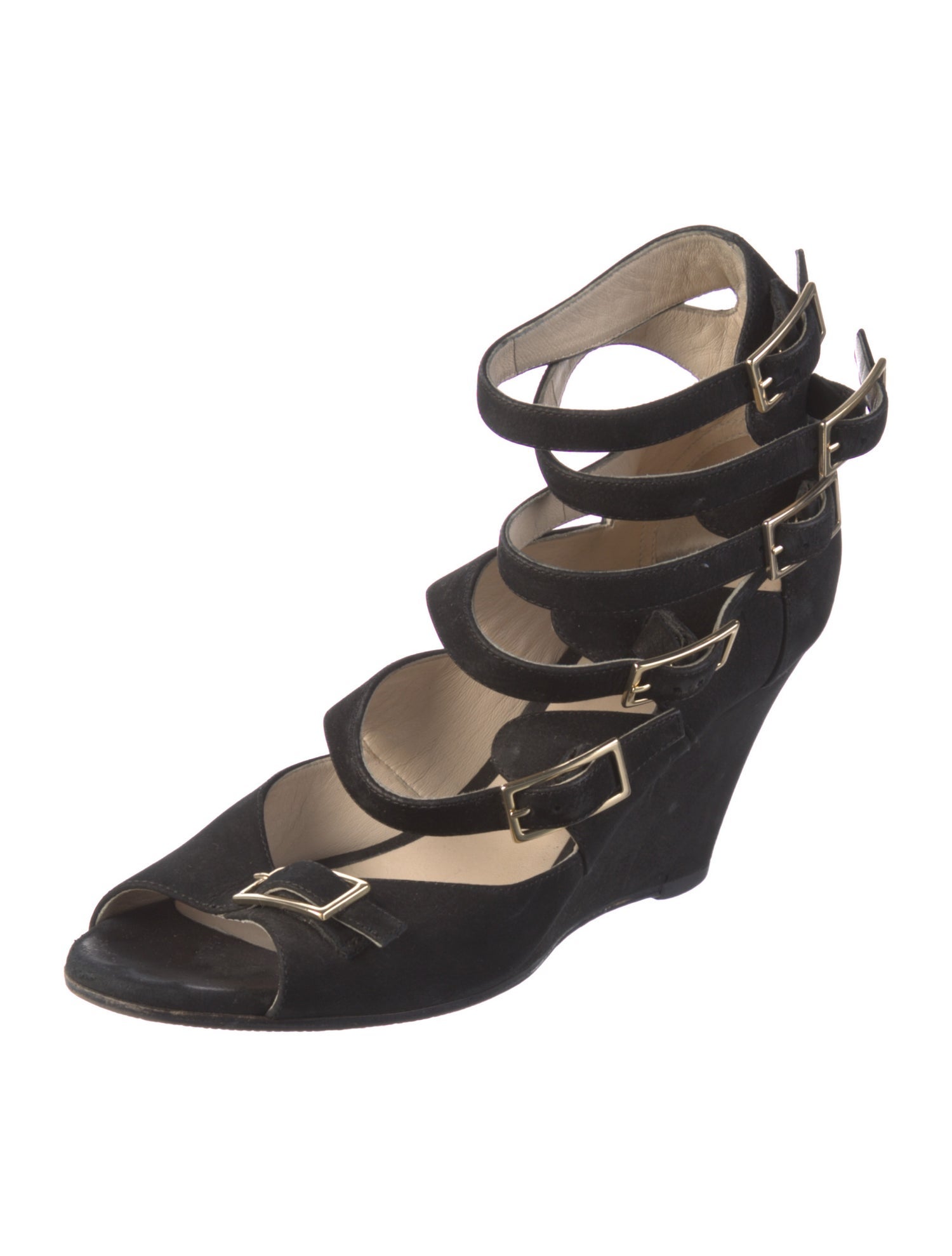 Chloé Suede Gladiator Sandals