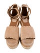 Chloé Suede Scalloped Accent Espadrilles