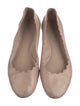 Chloé Leather Scalloped Accent Ballet Flats