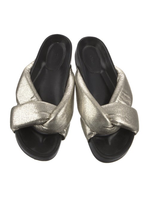 Chloé Leather Slides
