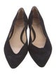 Chloé Suede Scalloped Accent Flats