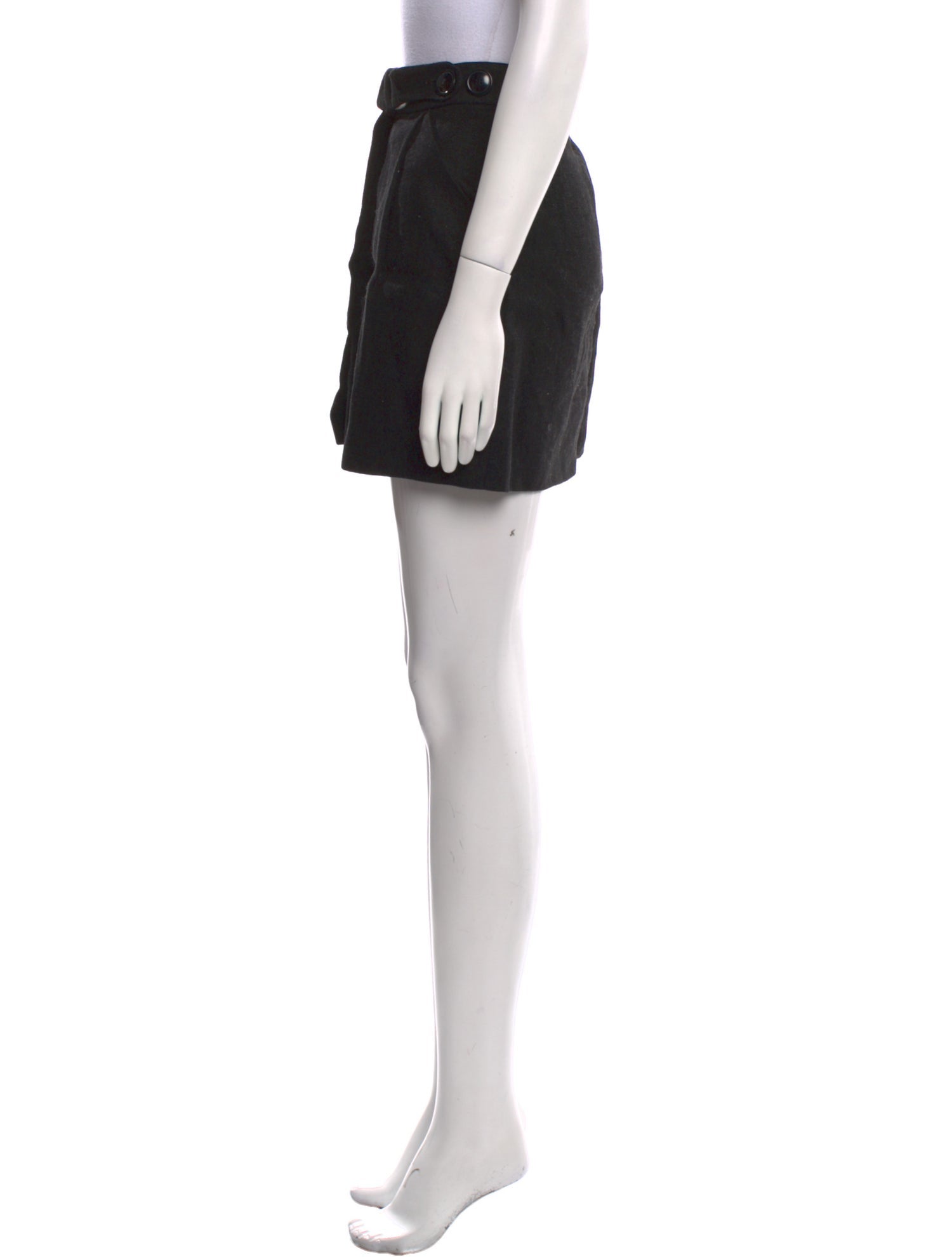 Chloé Pleated Accents Mini Skirt