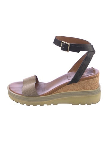 Chloé Sandals Leather Espadrilles IT 38 | 8