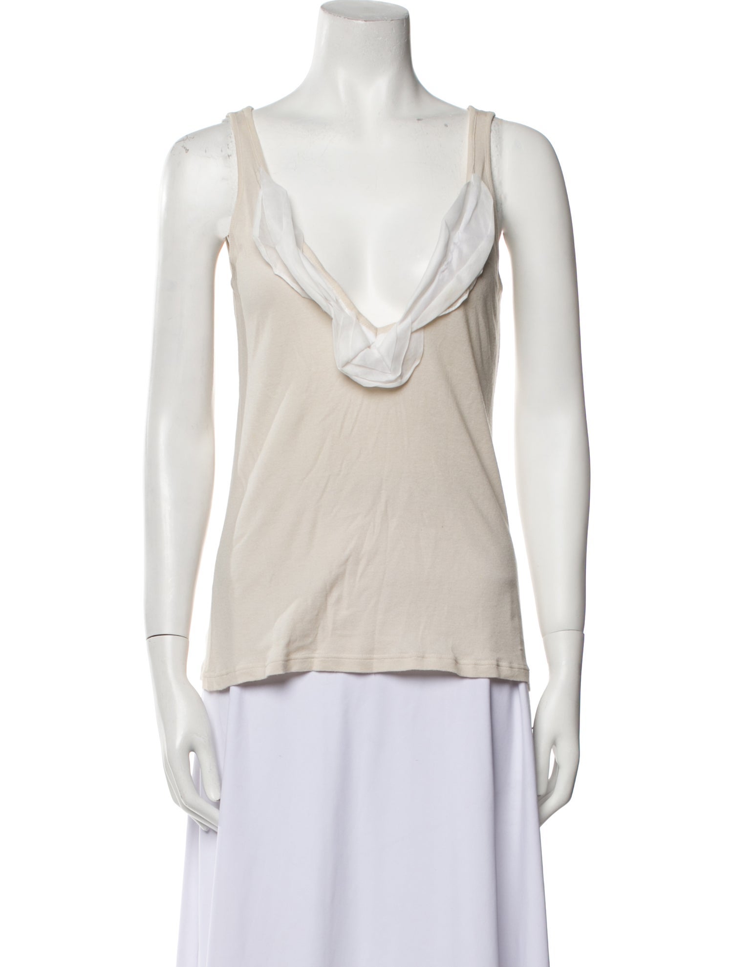 Chloé V-Neck Sleeveless Top