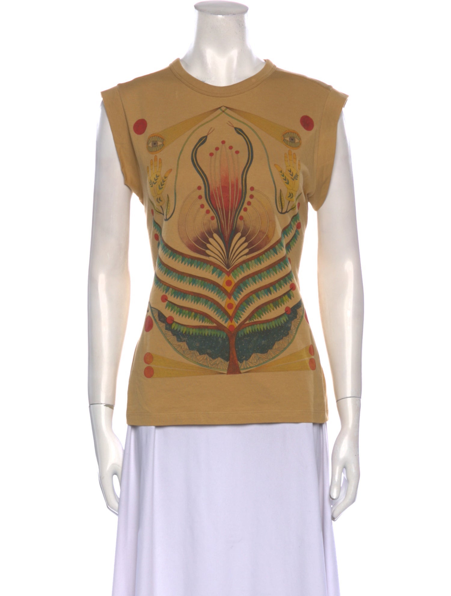 Chloé Graphic Print Crew Neck T-Shirt