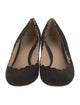 Chloé Suede Scalloped Accent Pumps