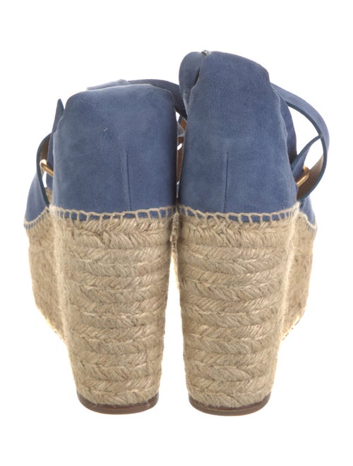Chloé Suede Scalloped Accent Espadrilles