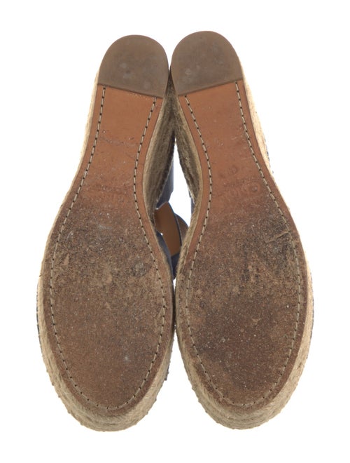 Chloé Suede Scalloped Accent Espadrilles