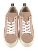 Chloé Suede Colorblock Pattern Sneakers
