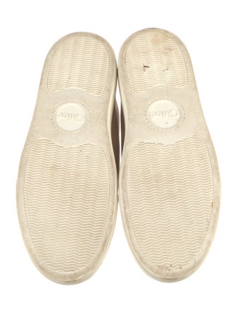 Chloé Suede Colorblock Pattern Sneakers