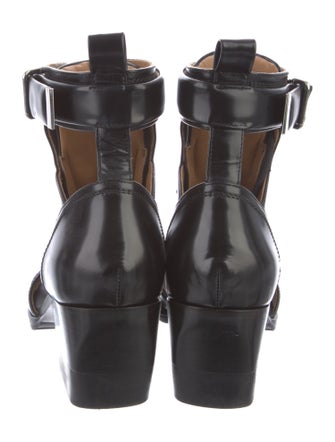 Chloé Leather Lace-Up Boots