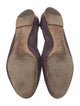 Chloé Leather Scalloped Accent Ballet Flats