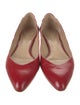 Chloé Leather Scalloped Accent Flats