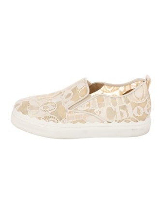 Chloé Lace Printed Sneakers