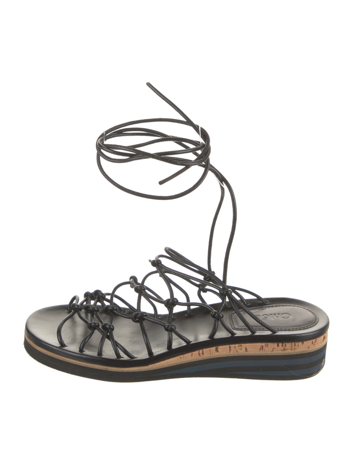 Chloé Leather Gladiator Sandals