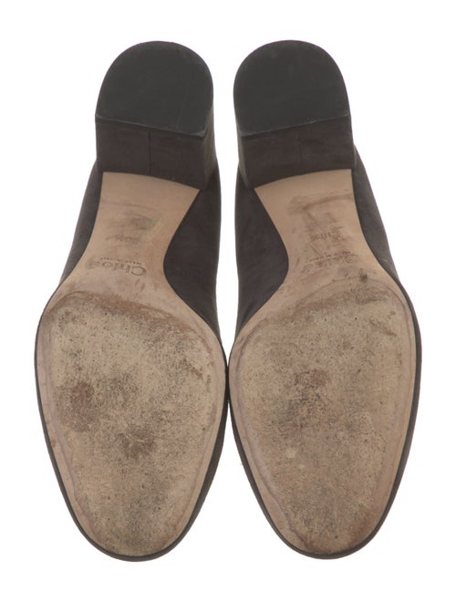 Chloé Suede Scalloped Accent Pumps