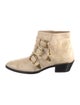 Chloé Leather Studded Accents Boots