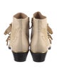 Chloé Leather Studded Accents Boots