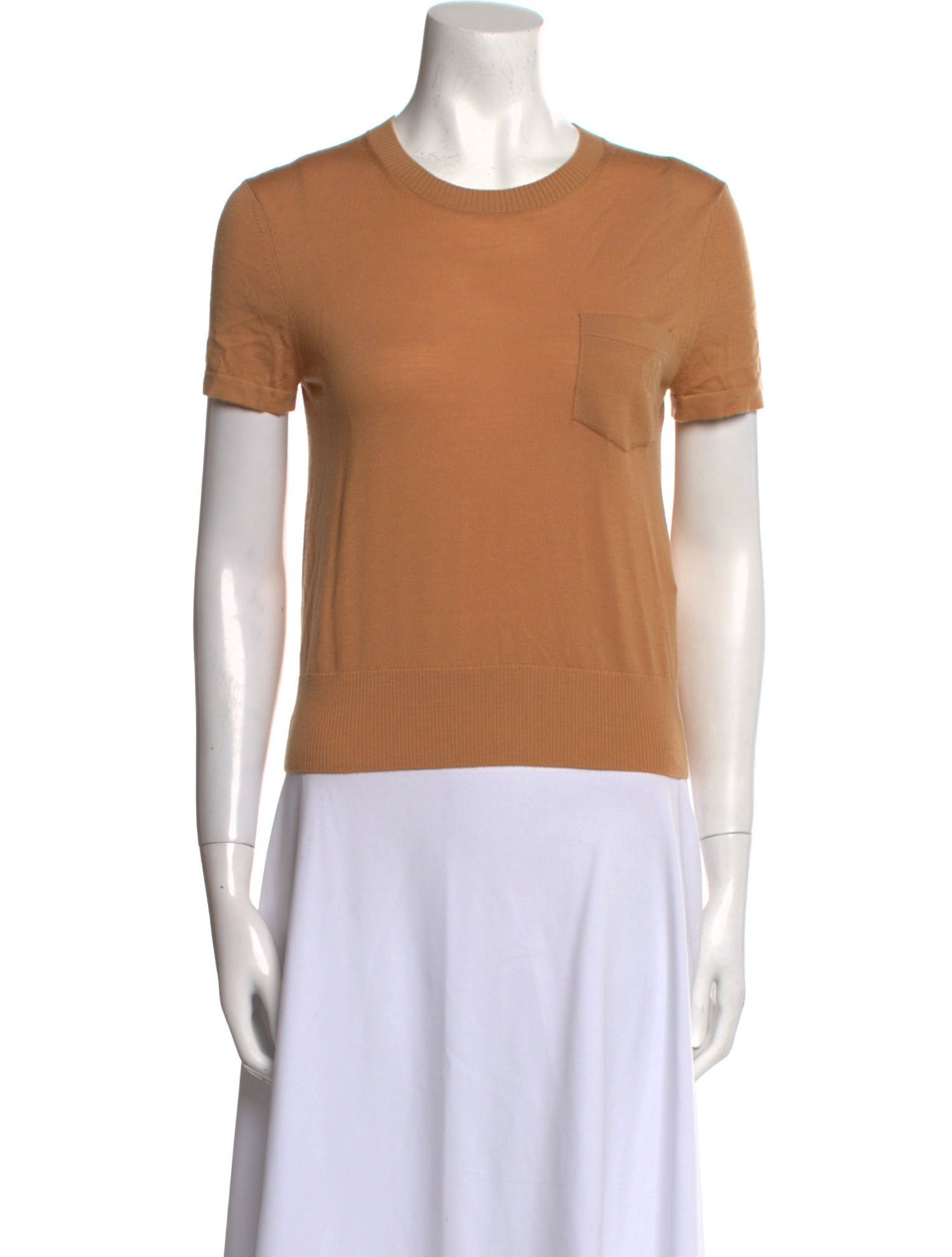 Chloé Wool Crew Neck T-Shirt