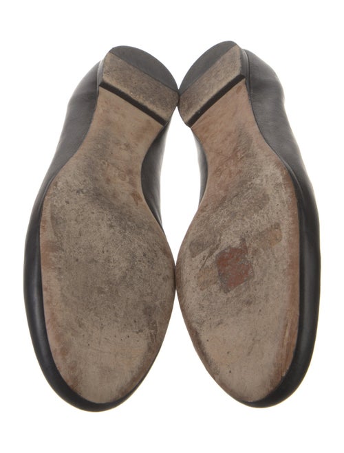 Chloé Leather Scalloped Accent Ballet Flats