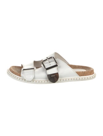 Chloé Leather Slides