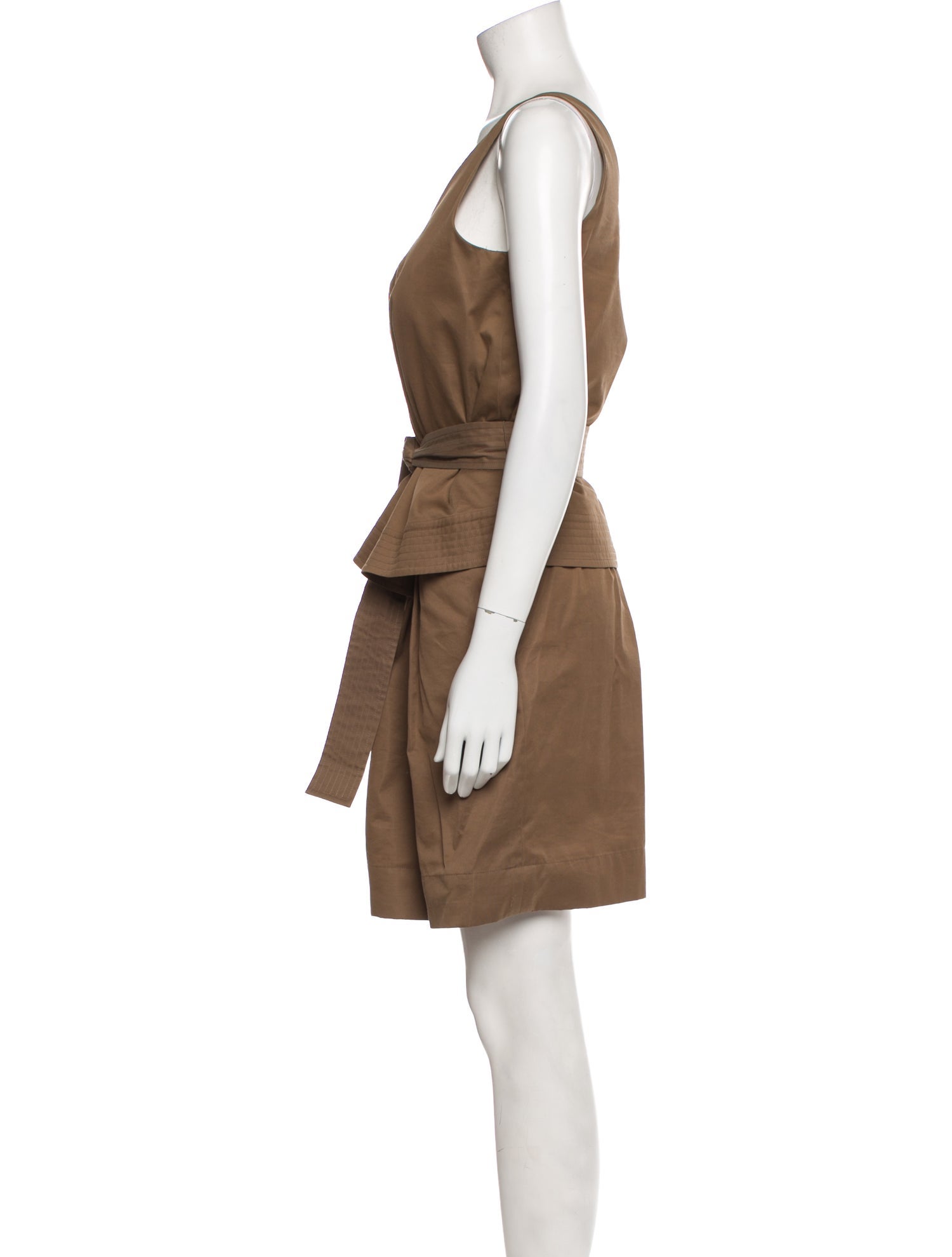 Chloé Scoop Neck Mini Dress