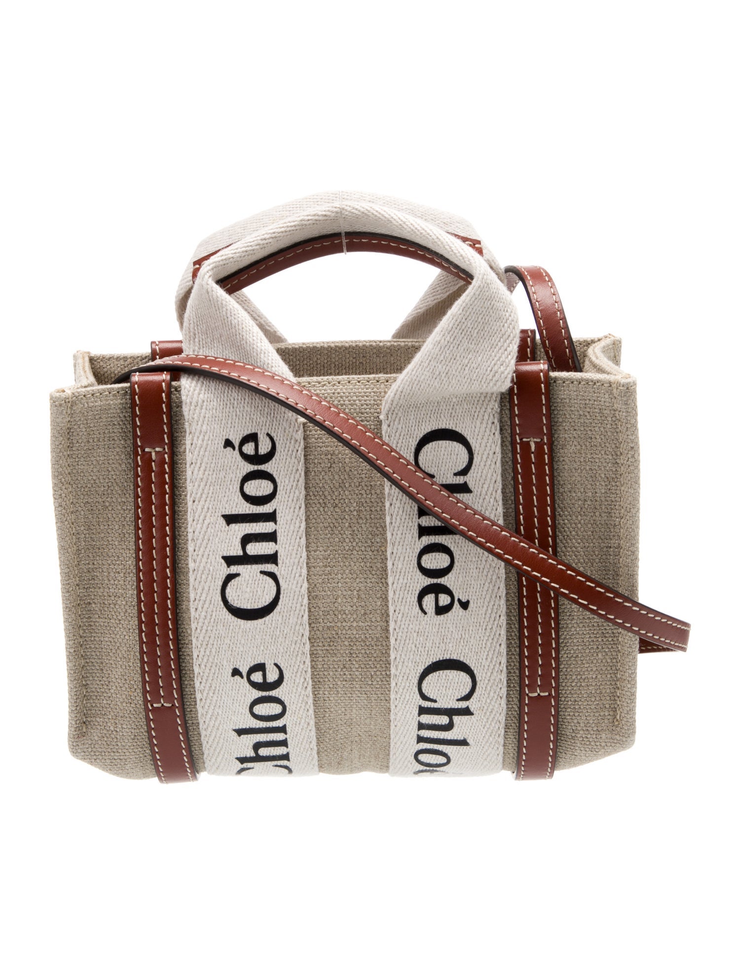Chloé Canvas Shoulder Bag