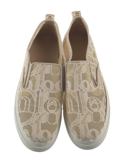 Chloé Lace Lace Pattern Sneakers