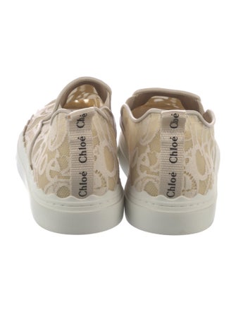 Chloé Lace Lace Pattern Sneakers