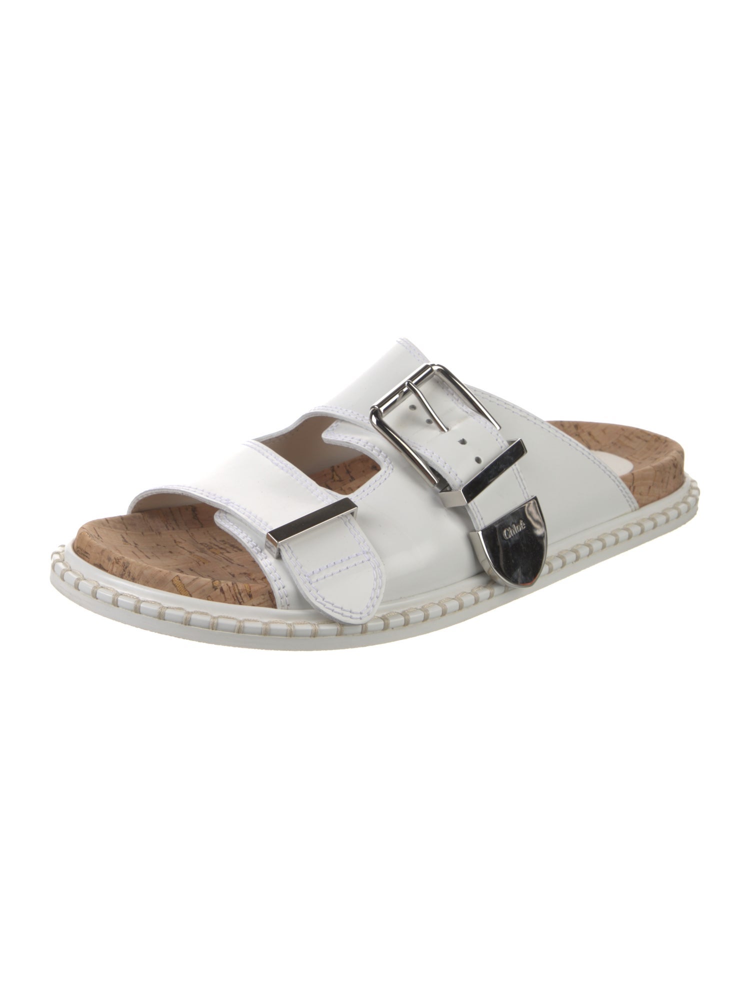 Chloé Leather Slides