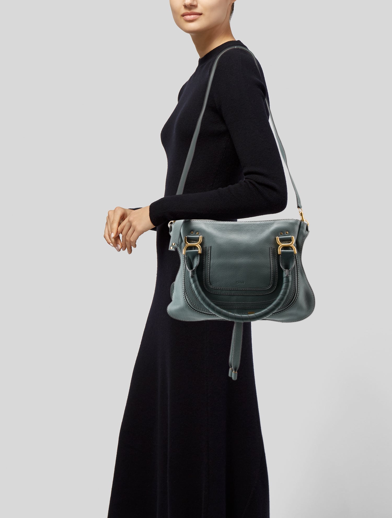 Chloé Leather Top Handle Bag