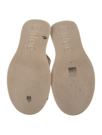 Chloé Leather Slides