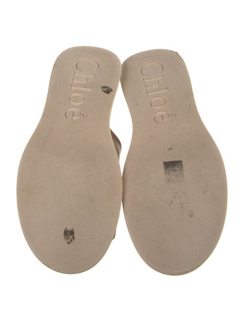 Chloé Leather Slides