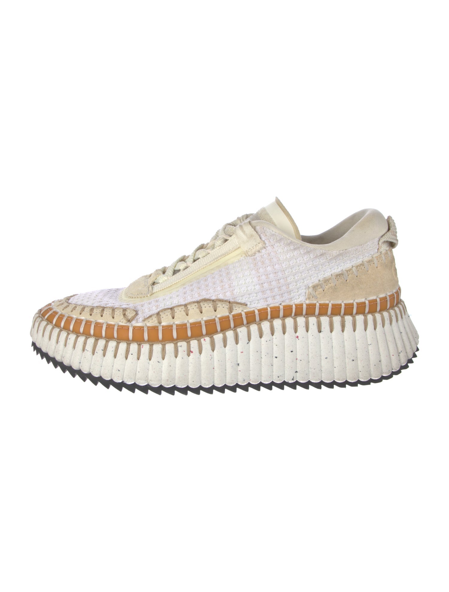 Chloé Colorblock Pattern Sneakers