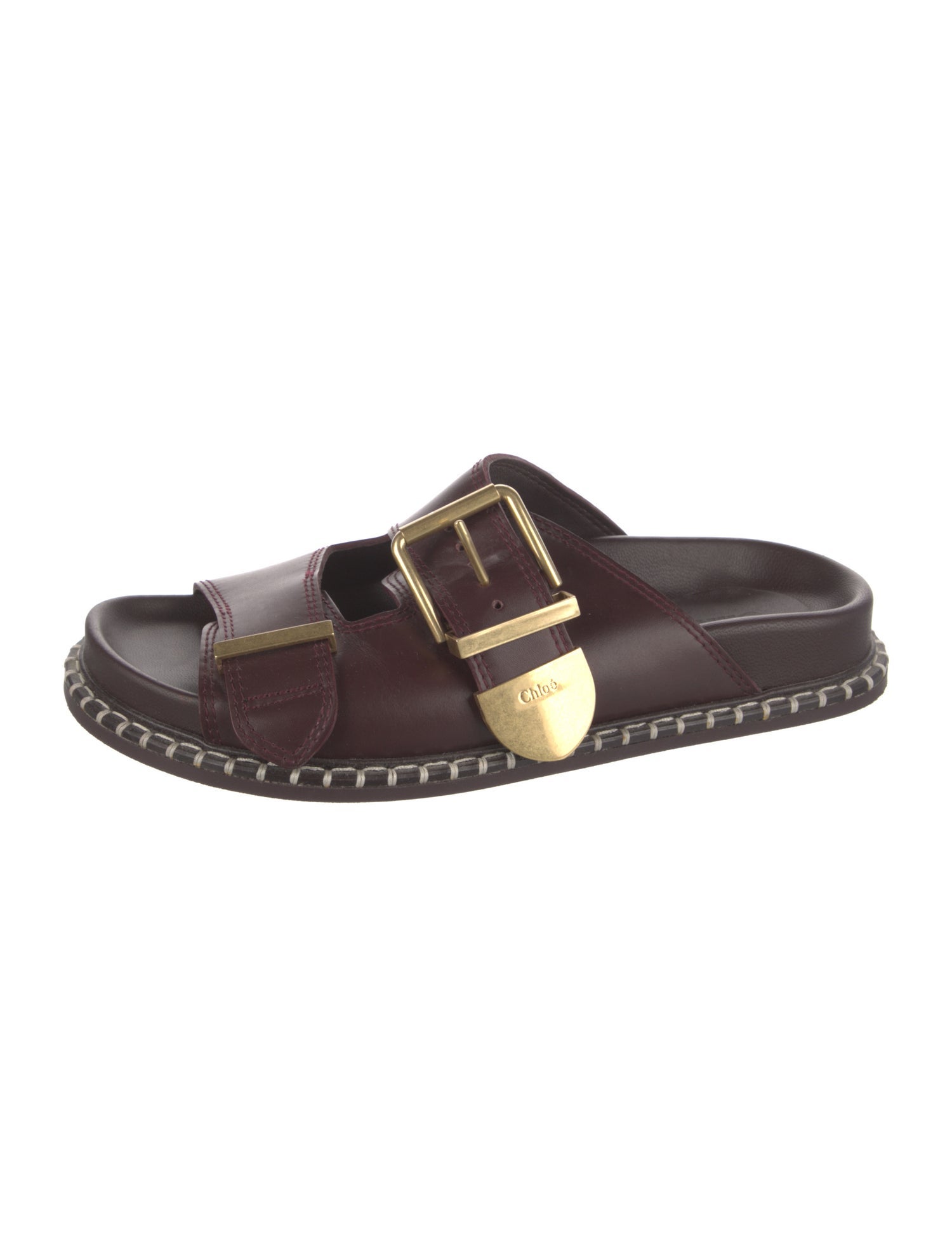 Chloé Leather Slides