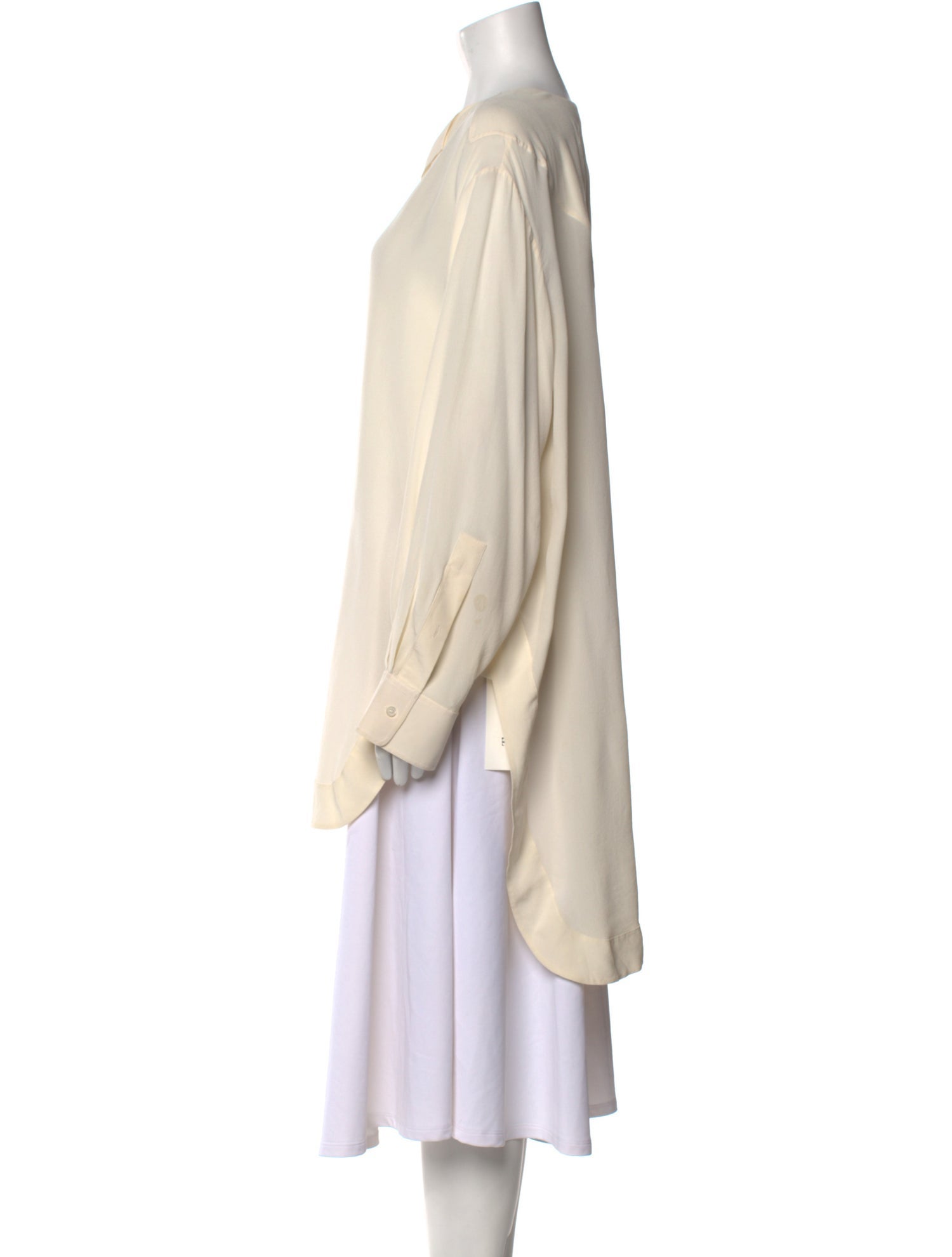 Chloé Silk V-Neck Tunic