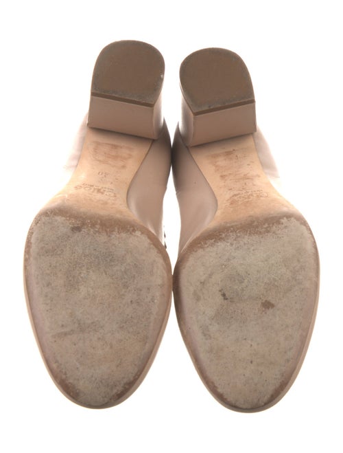 Chloé Leather Scalloped Accent Pumps