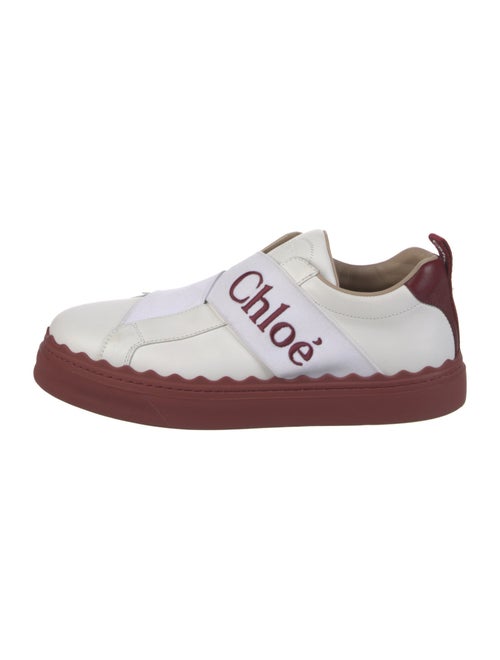 Chloé Leather Printed Sneakers