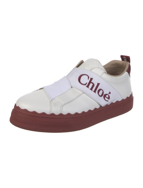 Chloé Leather Printed Sneakers