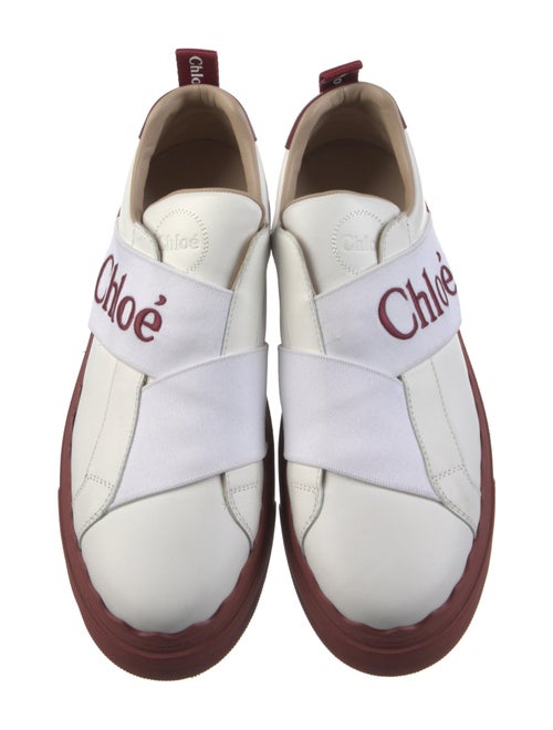 Chloé Leather Printed Sneakers
