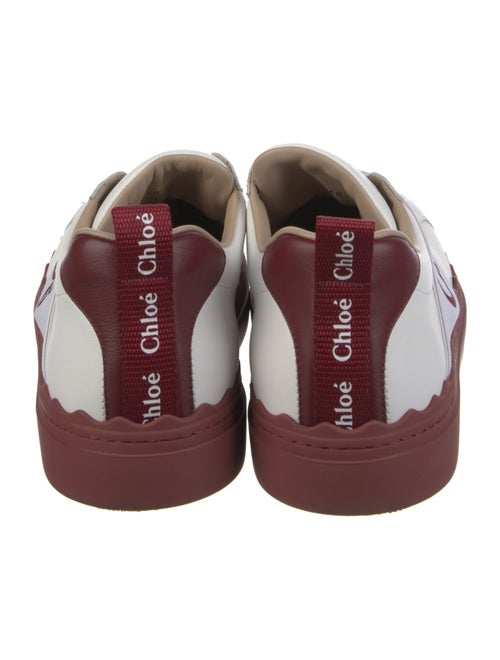 Chloé Leather Printed Sneakers