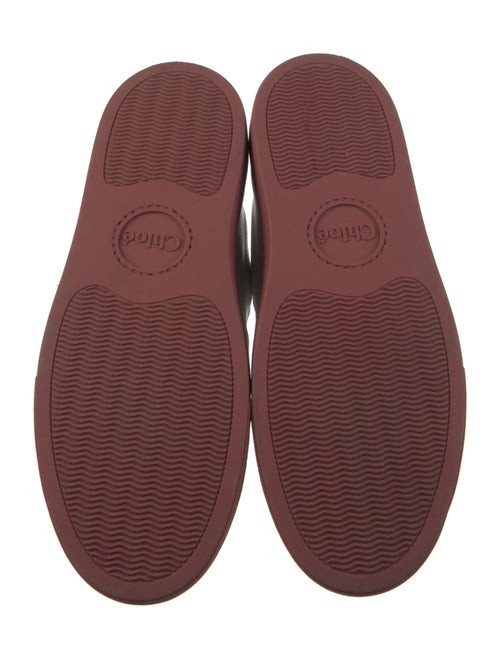 Chloé Leather Printed Sneakers