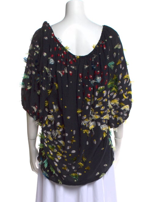 Chloé Silk Floral Print Blouse