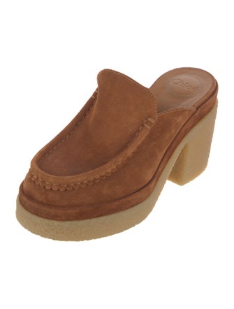 Chloé Suede Mules