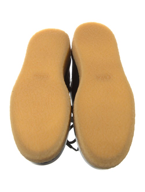 Chloé Leather Lace-Up Boots