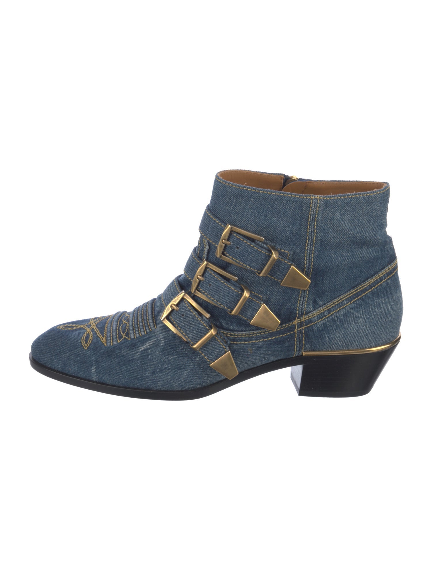 Chloé Denim Boots