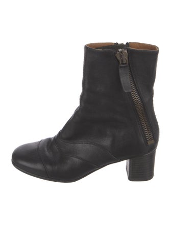 Chloé Leather Combat Boots